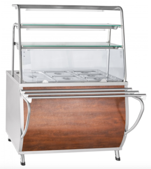 Мармит вторых блюд Abat ЭМК-70Т (дуб) (210001801023) в ШефСтор (chefstore.ru)